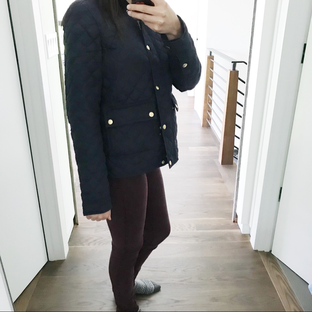 ๐ HP๐ J.Crew Quilted Jacket ๐ - Picture 3 of 5